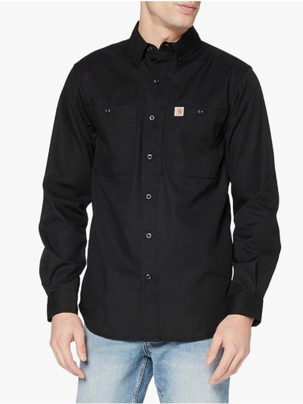 NWT / Carhartt Men's Rugged Professional Long Sleeve Work Shirt - Size L